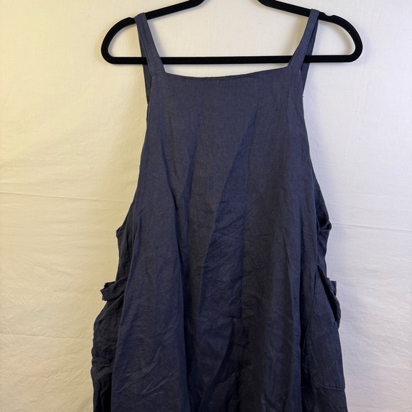 Baci Sleeveless Navy Dress with Pockets Women’s Size L - Picture 2 of 5